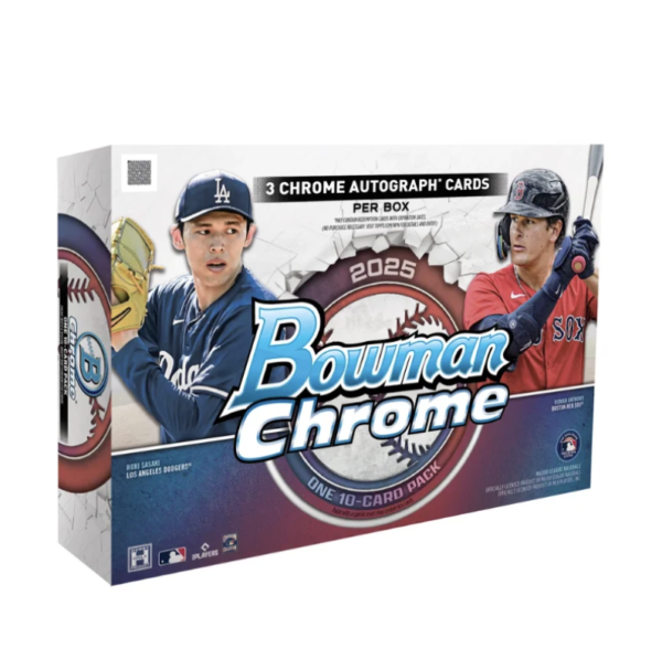 2025 Bowman Chrome Baseball Breaker’s Delight 6 Box Case