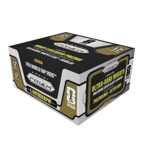 2026 Panini Prizm FIFA World Cup Soccer Hobby 12 Box Case