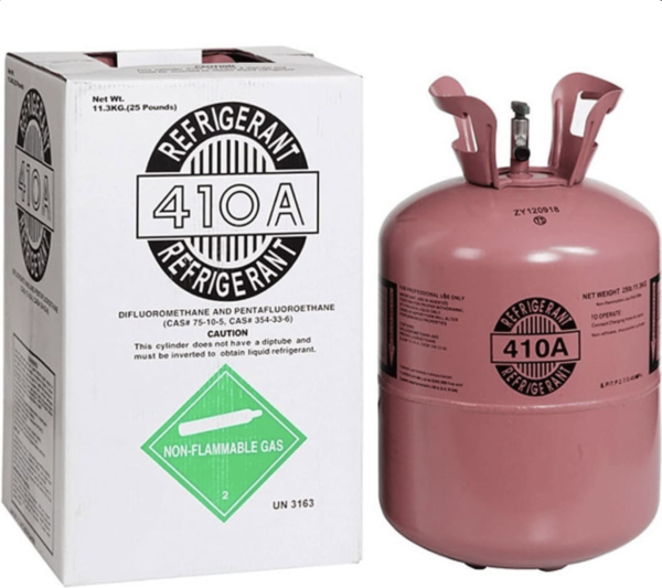 25lb R-410A Refrigerant, Virgin Sealed, HVAC Use – Made in USA