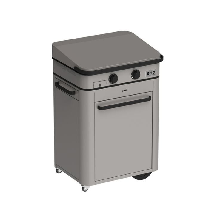 ENO Enosign 65 Gas Plancha & Cart Combo - Stainless Steel