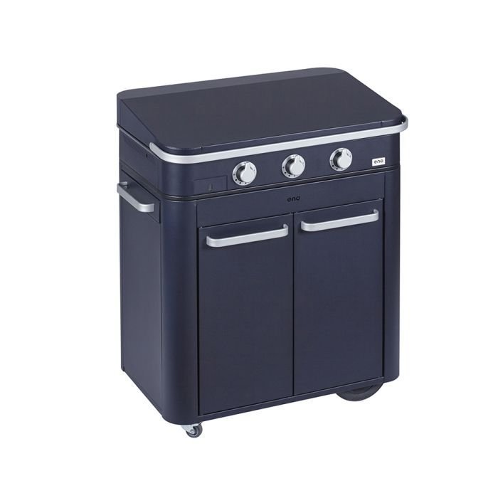 ENO Enosign 80 Gas Plancha & Cart Combo - Navy Blue