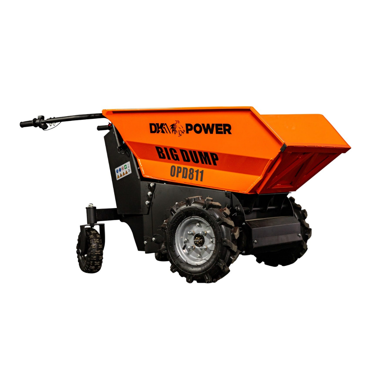 Detail K2 Big Dump Electric Power Dump Cart - 1,100 lb Capacity
