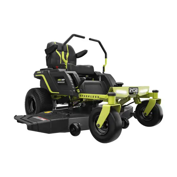 RYOBI 48V HP Brushless 54 Inch Battery Zero-Turn Riding Mower - 115Ah